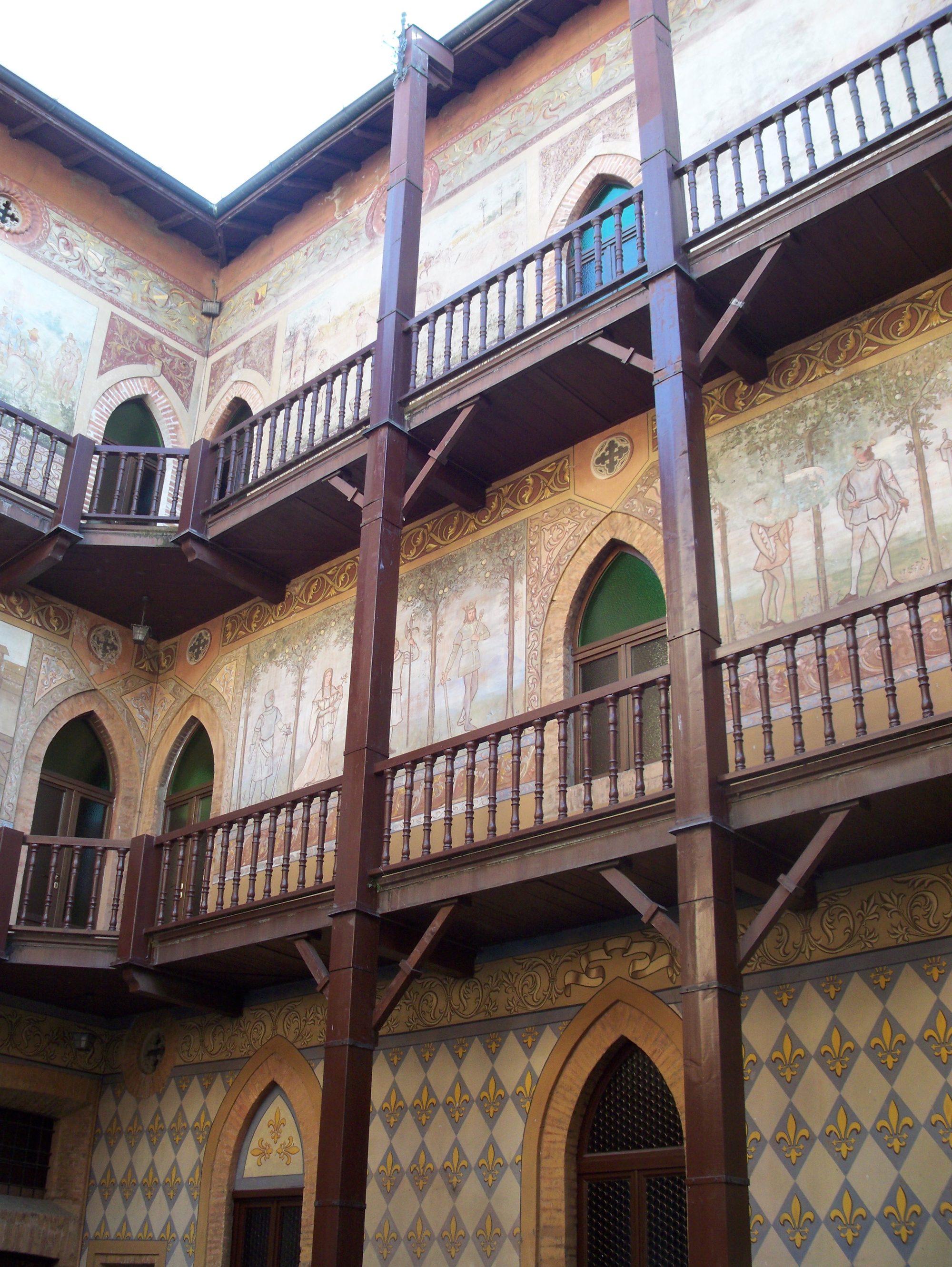 Dettaglio architettonico del castello
